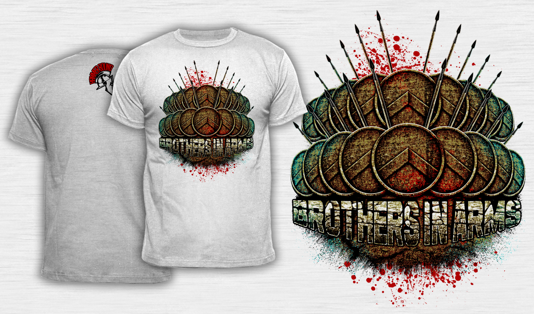 Brothers In Arms - Men's T-Shirt White