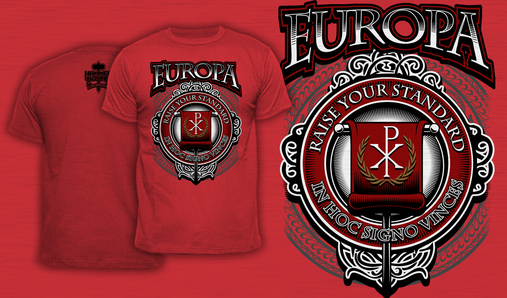Europa Raise Your Standard - Men's T-Shirt Red