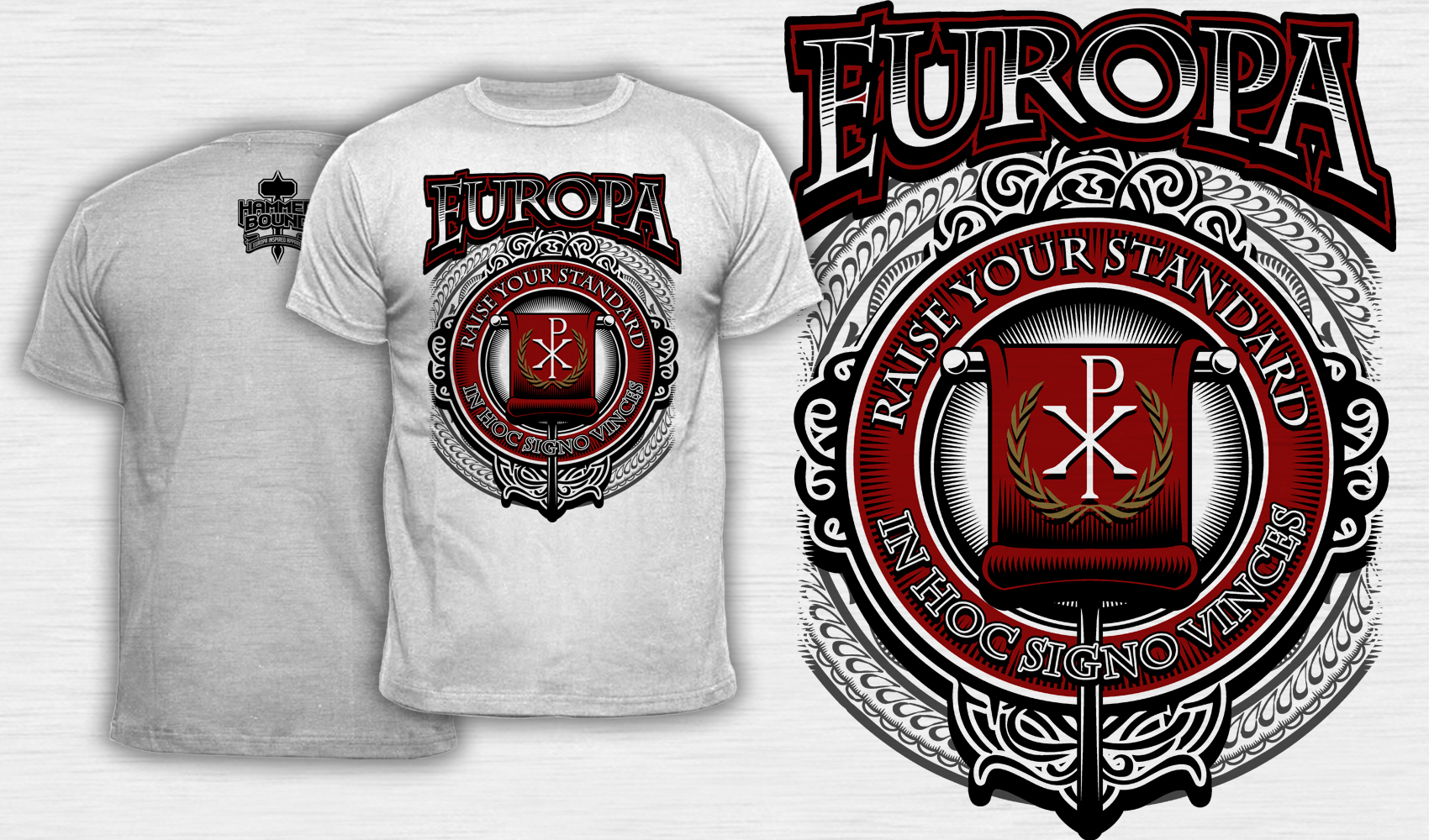 Europa Raise Your Standard - Men's T-Shirt White