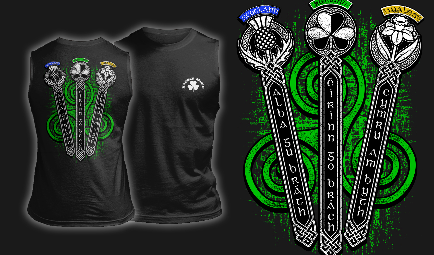 Celtic Forever - Men's T-Shirt Black