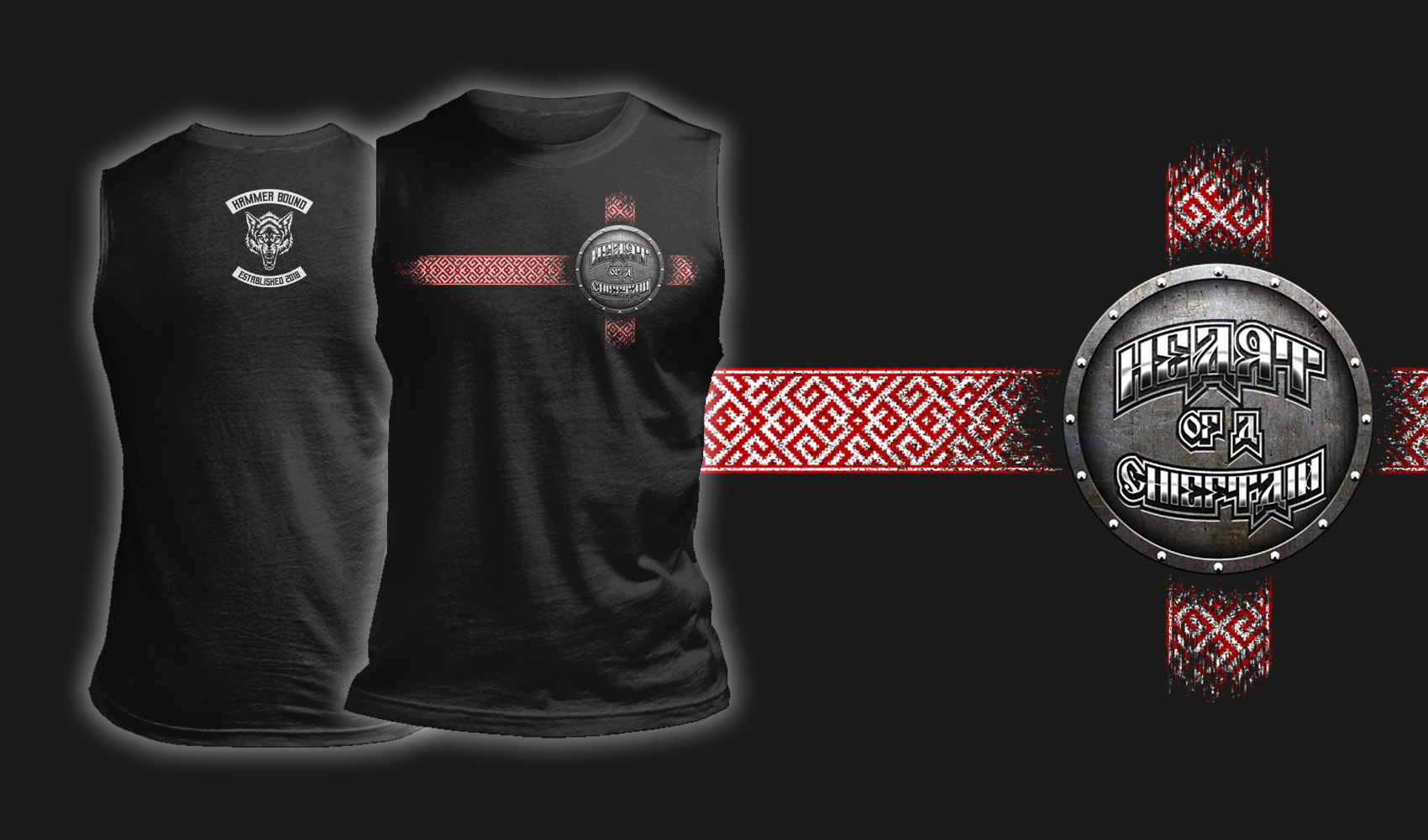 Heart Of A Chieftain - Muscle Shirt Black