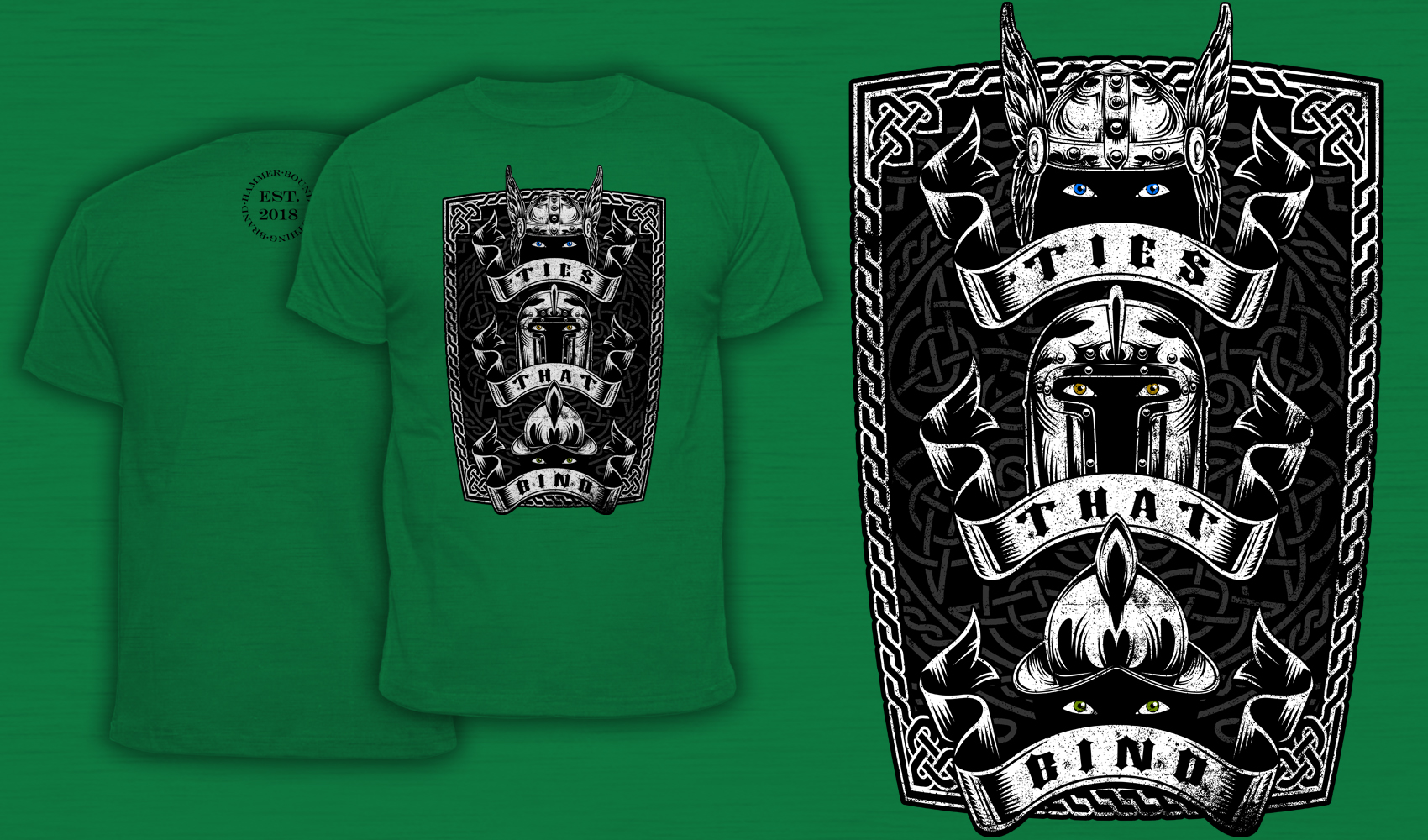 Ties That Bind - Men's T-Shirt Green